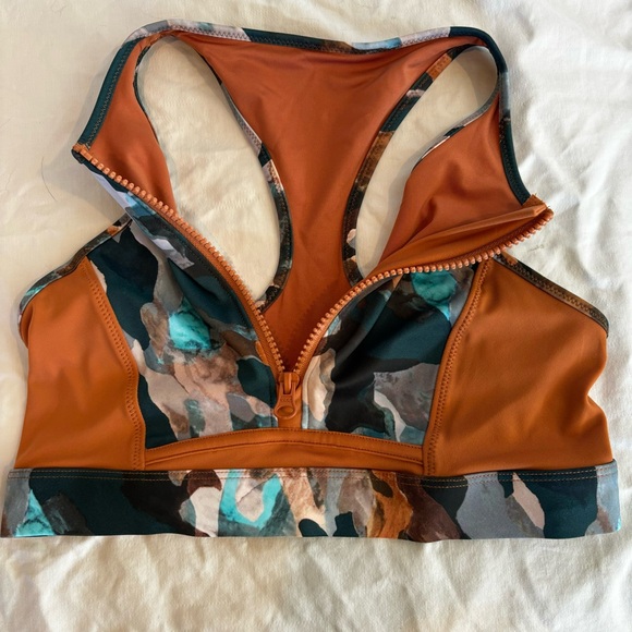 Fabletics Midi Zip Swim Top & High Waisted Swim Short size S NWOT - Picture 7 of 13